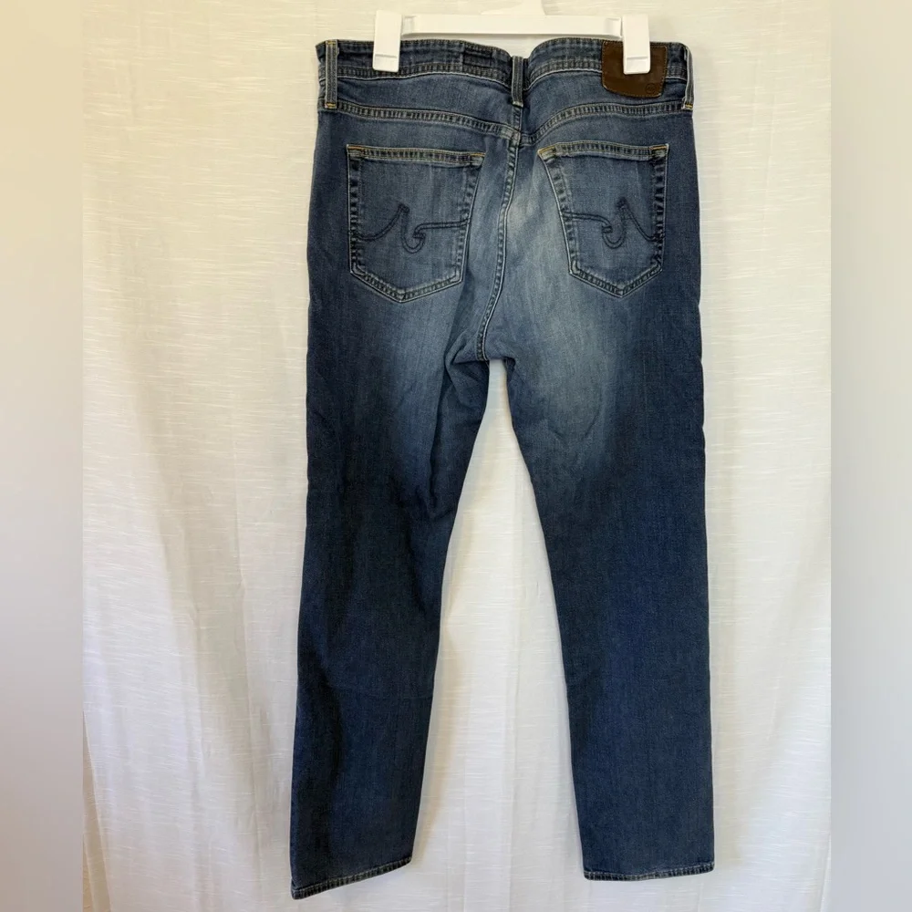 AG Adriano Goldschmied Dark Wash Straight Jeans